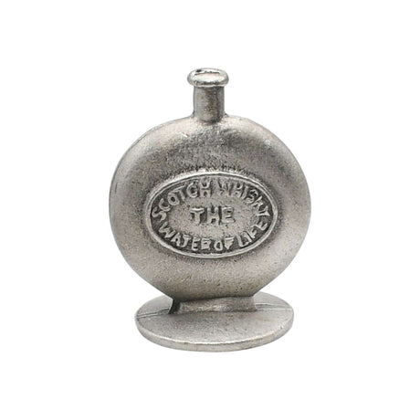 Pewter whisky sporran ornament front Scotch Whisky inscription