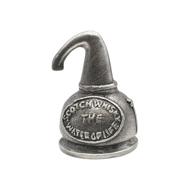 English made pewter whisky still ornament front Scotch Whisky inscription