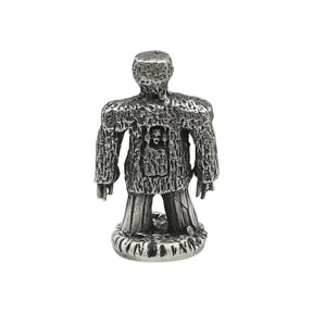 English made pewter Wicker Man ornament front