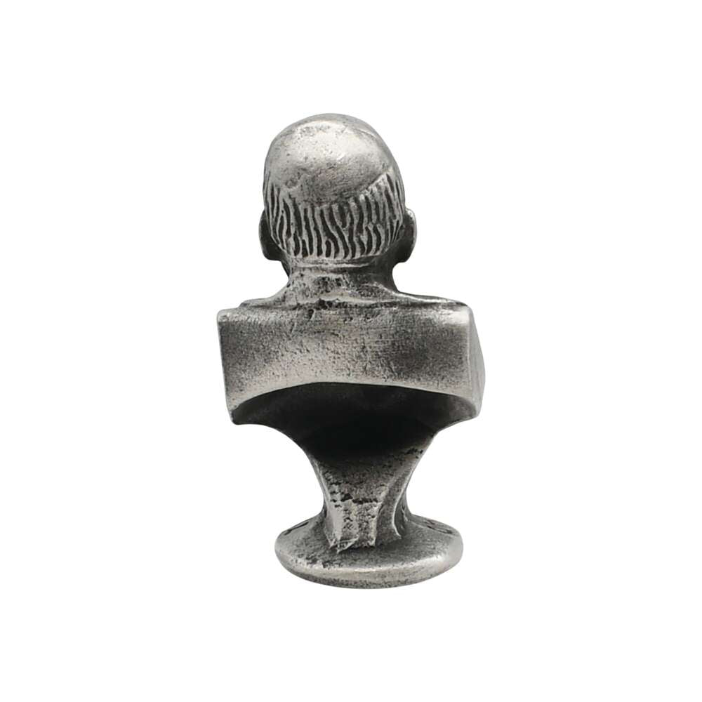 English made pewter Winston Churchill ornament rear view