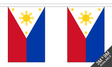 Philippines 3 metre bunting, 10 flags - Flagmania