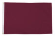 Flagmania Plain Maroon 5ft x 3ft Polyester Flag