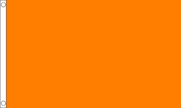 Flagmania Plain Orange NYLON 5ft x 3ft Nylon Flag
