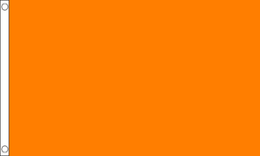 Flagmania Plain Orange NYLON 5ft x 3ft Nylon Flag