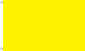 Flagmania Plain Yellow NYLON 5ft x 3ft Nylon Flag