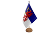Flagmania Pommern wooden hand flags, 9x6 inch, pack of 12, no bases