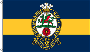 Flagmania Princess of Wales Royal Regiment 8ft x 5ft polyester flag