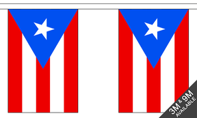 Flagmania Puerto Rico Bunting, 9 metre bunting