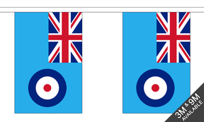 Flagmania RAF Ensign Bunting, 9 metre bunting
