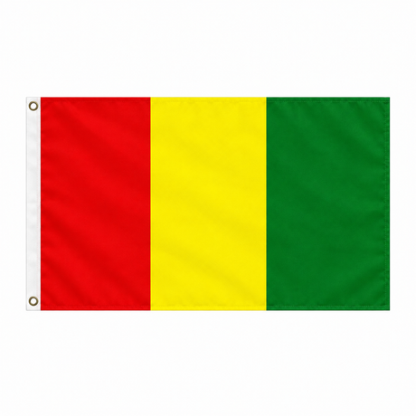 Red, yellow and green Irish county flag, 5ft x 3ft