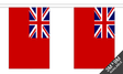 Red Ensign 3 metre bunting, 10 flags - Flagmania