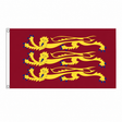Richard The Lionheart Flag centred on square white background