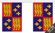 Flagmania Royal Banner 16th Century Bunting, 9 metre bunting