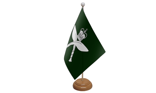 Flagmania Royal Gurkhas wooden hand flags, 9x6 inch, pack of 12, no bases