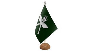 Flagmania Royal Gurkhas wooden hand flags, 9x6 inch, pack of 12, no bases