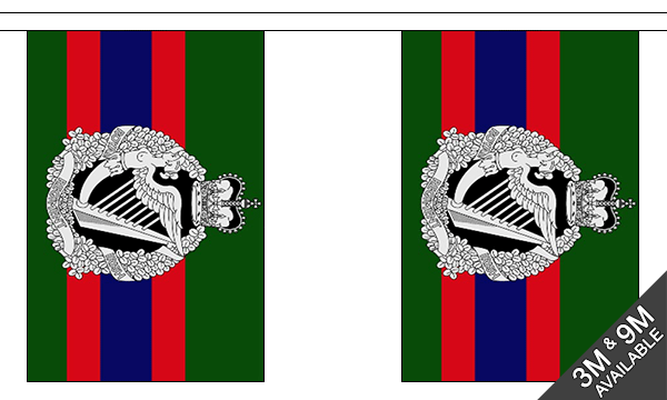 Flagmania Royal Irish Regiment Bunting, 9 metre bunting