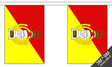 Flagmania Royal Armoured Corps Bunting, 9 metre bunting