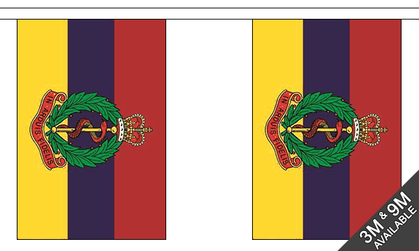 Flagmania Royal Army Medical Corps Bunting, 9 metre bunting