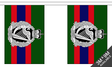 Royal Irish Regiment 3 metre bunting, 10 flags - Flagmania