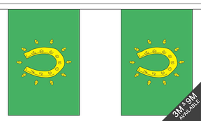 Rutland Old 3 metre bunting, 10 flags - Flagmania
