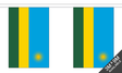Flagmania Rwanda Bunting, 9 metre bunting