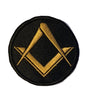 Masonic Crested Embroidered Patch Gold No G 65mm x 65mm