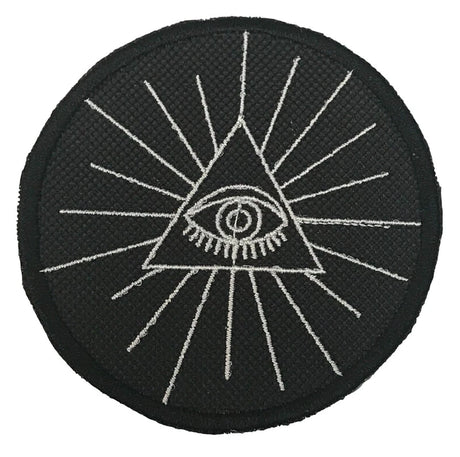 Masonic All Seeing Eye Embroidered Sew / Iron on Patch 75mm x 75mm