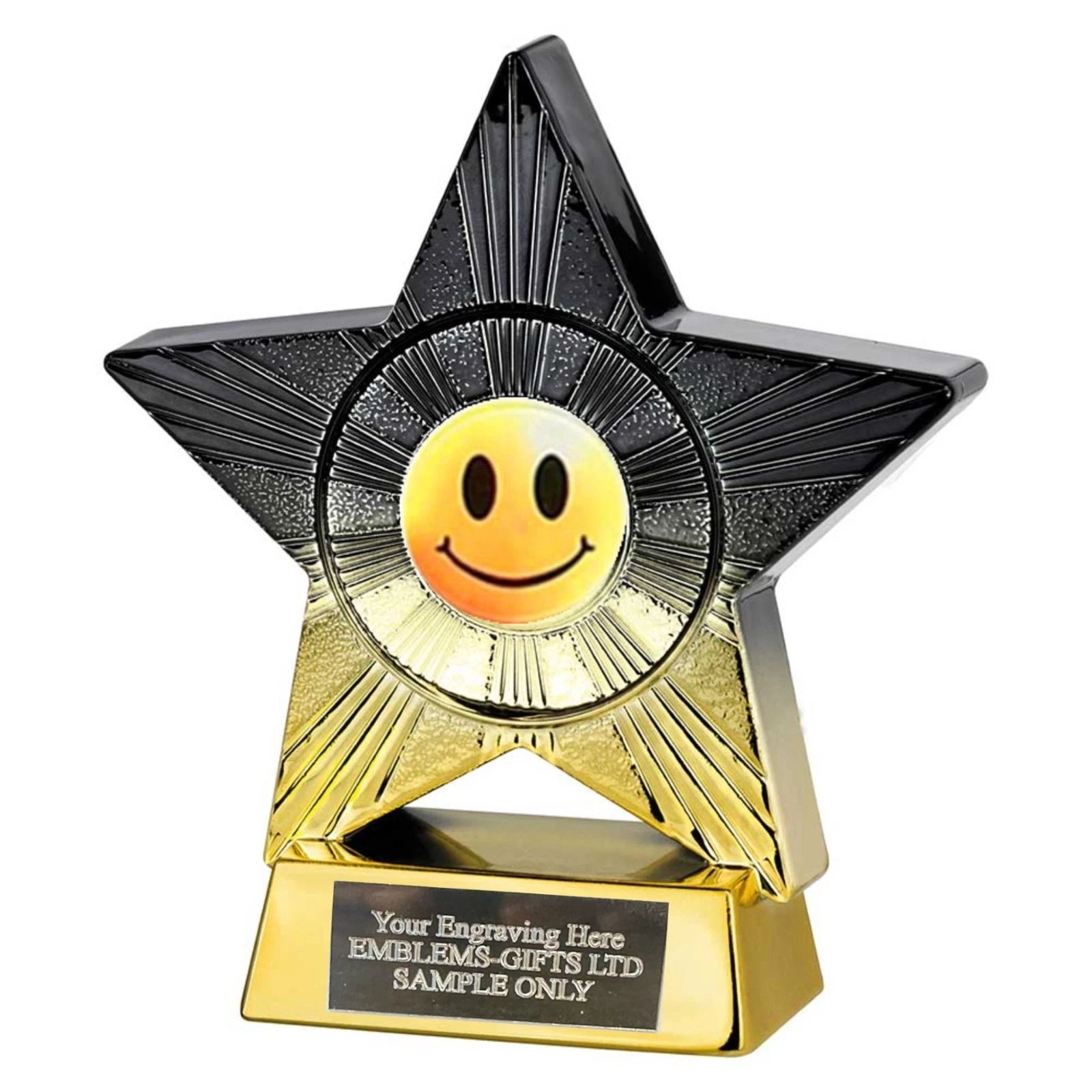 Happy Face Superstar Award 110mm Trophy (SM1) Engraved Free