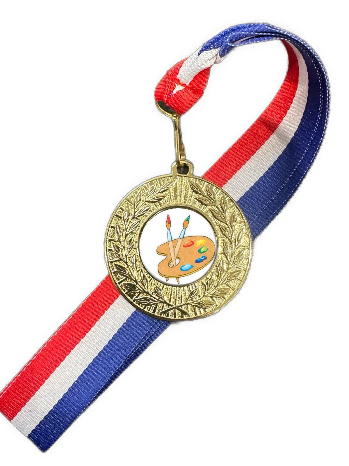 Art Painting 50mm Combo Medal & Ribbon (MED1) Engraved Free