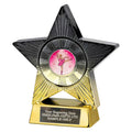 Pink Ballerina Ballet Dancer Superstar Award 110mm Trophy (SM1) Engraved Free
