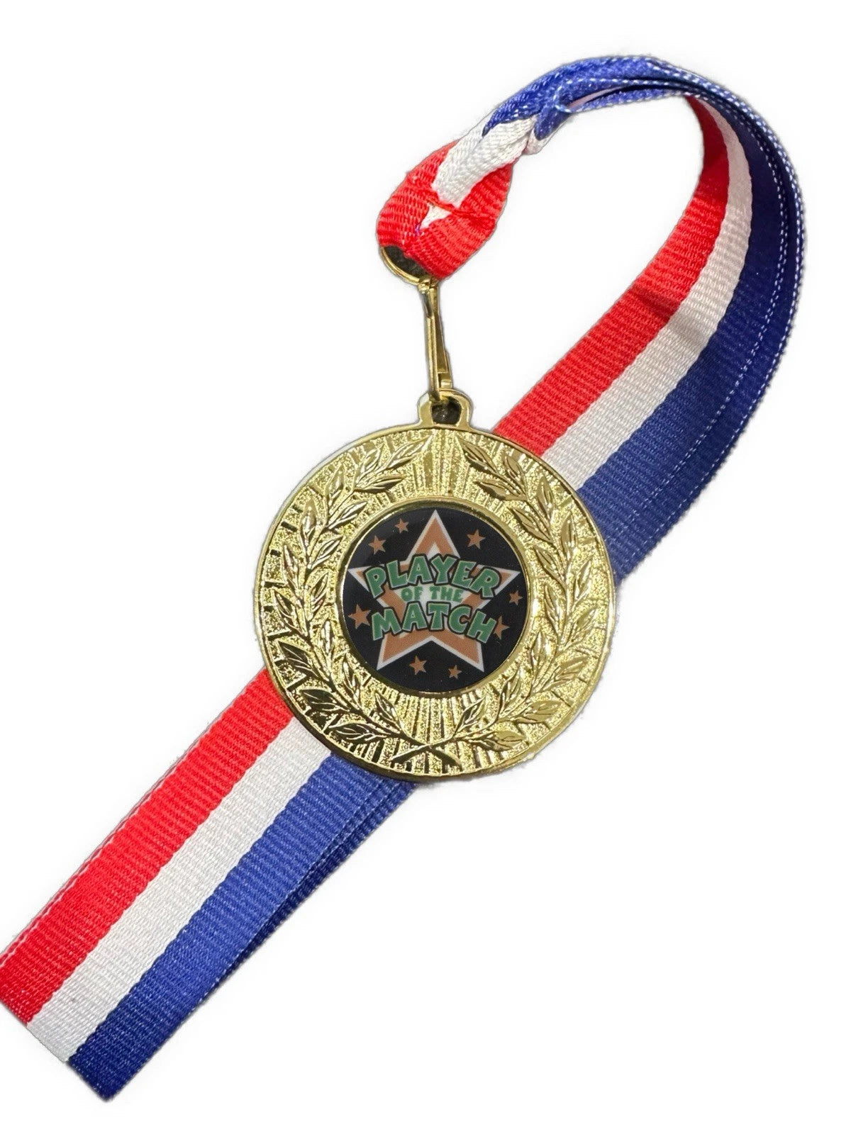50mm Star Player Of The Match Medal – FREE Ribbon & FREE 4-Line Engraving (MED01)