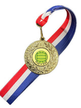 Five-A-Side Football 50mm Combo Medal & Ribbon (MED1) Engraved Free