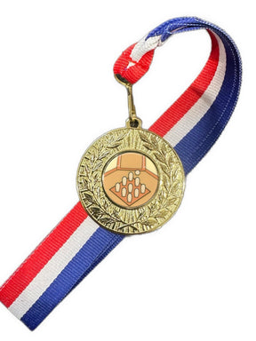 50mm Skittles Medal – FREE Ribbon & FREE 4-Line Engraving (MED01)
