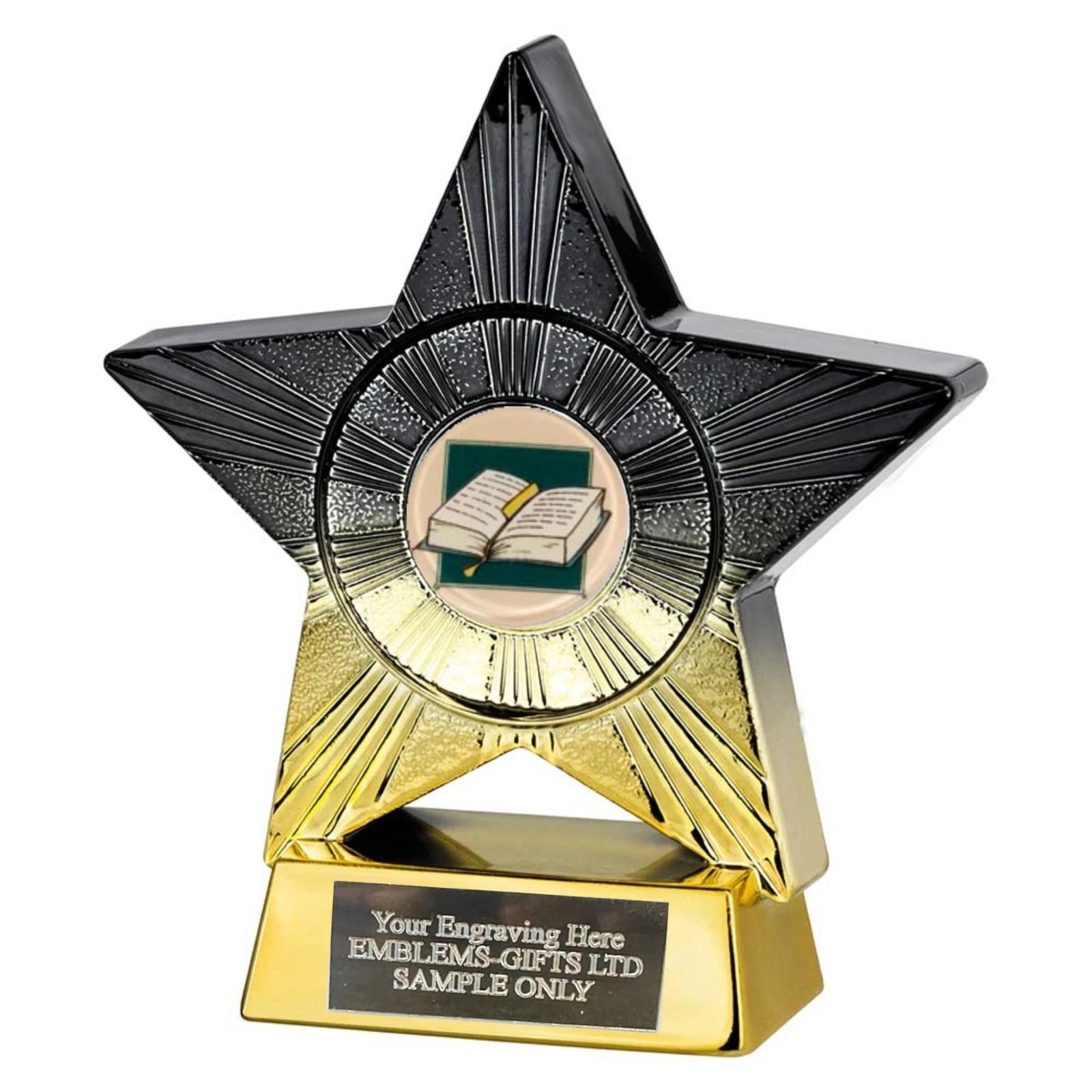 School Book Reading Superstar Award 110mm Trophy (SM1) Engraved Free
