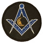 Masonic Junior Deacon Embroidered Sew / Iron on Patch 83mm x 83mm