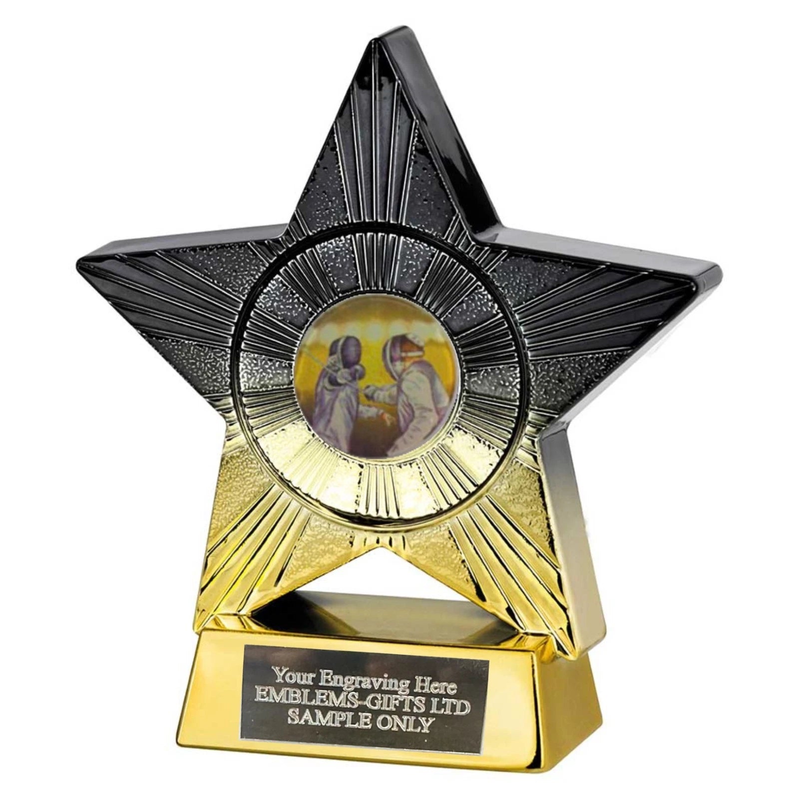 Fencing Superstar Award 110mm Trophy (SM1) Engraved Free