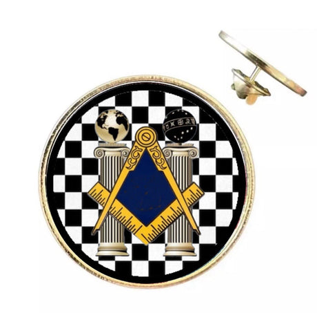 Square and Compass Mason – 26mm Economy Masonic Badge with Butterfly Clutch