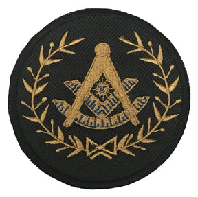 Masonic Grand Past Master Embroidered Sew / Iron on Patch 82mm x 82mm