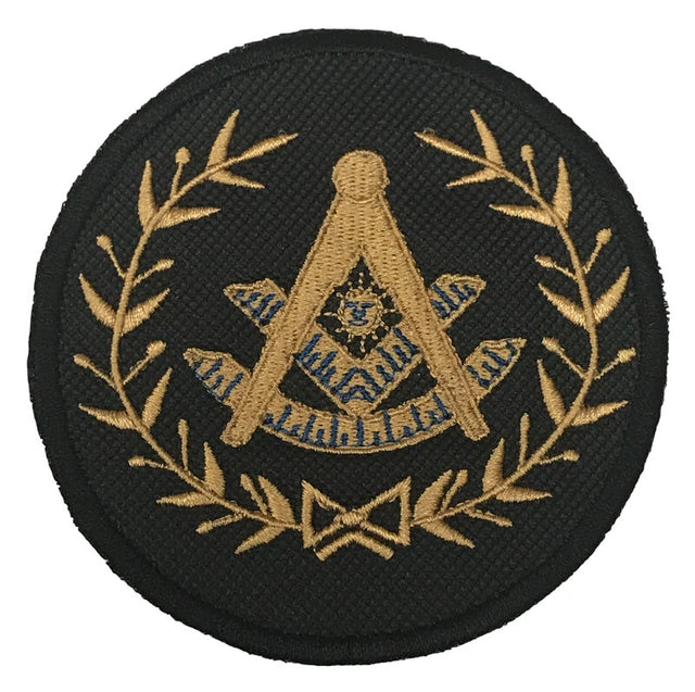 Masonic Grand Past Master Embroidered Sew / Iron on Patch 82mm x 82mm