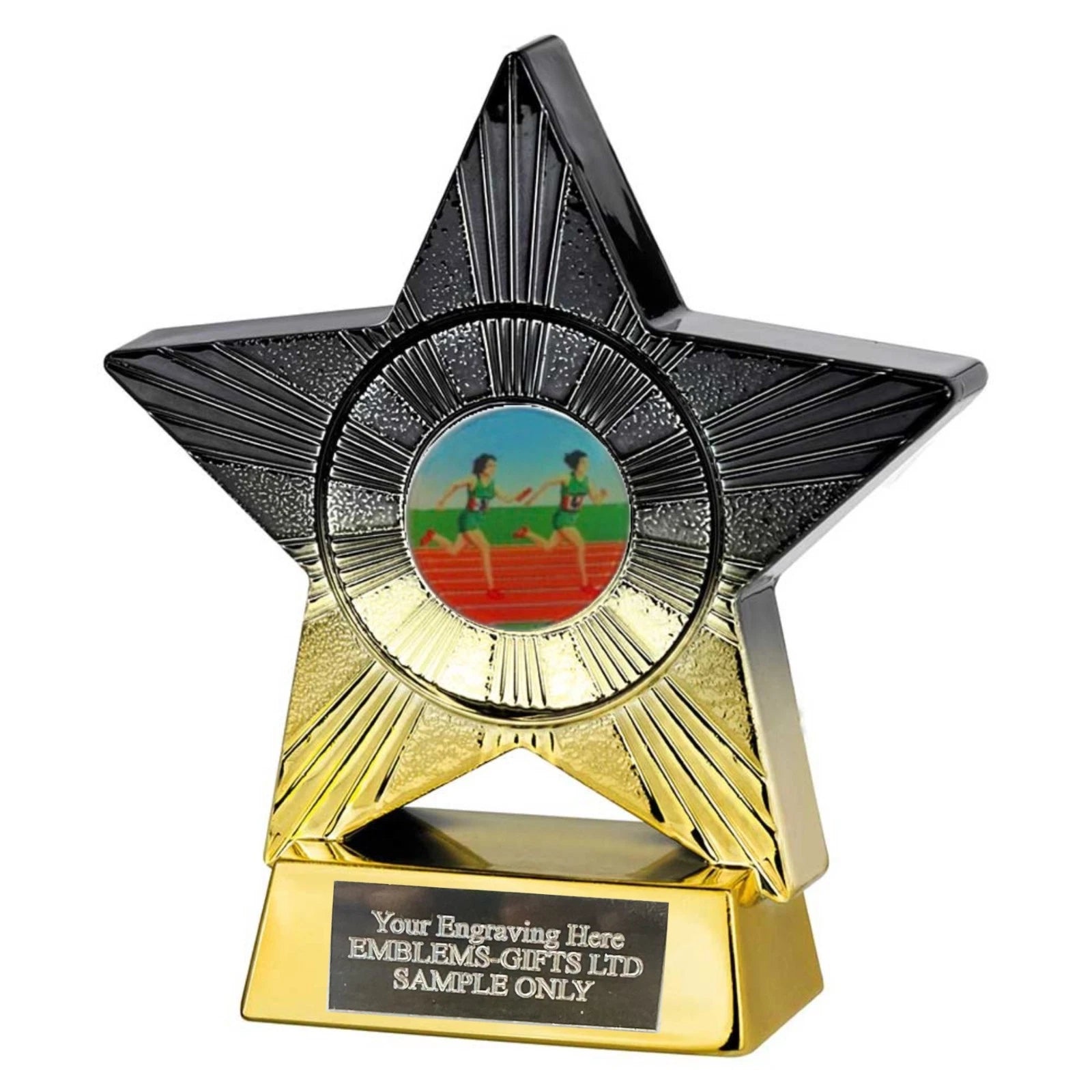 Women`s Relay Running Superstar Award 110mm Trophy (SM1) Engraved Free