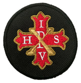 Masonic Cross Of Constantine Embroidered Sew / Iron on Patch 70mm x 70mm