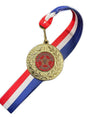 50mm Star School Playground Buddy Medal – FREE Ribbon & FREE 4-Line Engraving (MED01) 