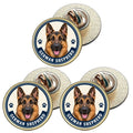 3 x German Shepherd Dog (BU27) Lapel Pin Badges