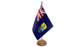Flagmania Saint Helena wooden hand flags, 9x6 inch, pack of 12, no bases