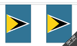 Saint Lucia 3 metre bunting, 10 flags - Flagmania