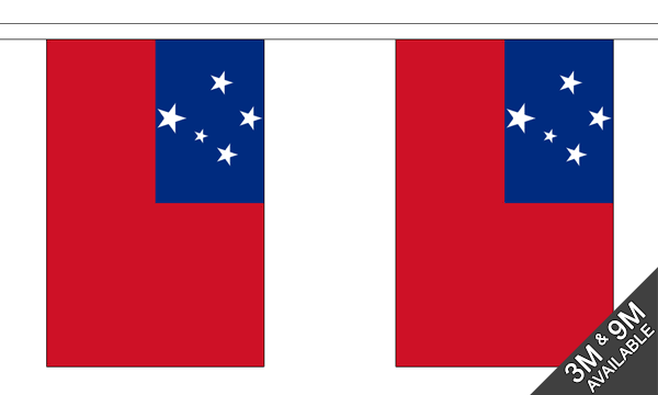Flagmania Samoa (Western) Bunting, 9 metre bunting