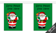 Flagmania Santa Stop Here Bunting, 9 metre bunting