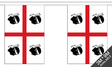 Sardinia 3 metre bunting, 10 flags - Flagmania