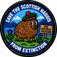 Save the Scottish Haggis 80mm embroidered patch