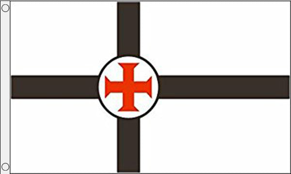 Flagmania Secret Society of Templars 5ft x 3ft Polyester Flag